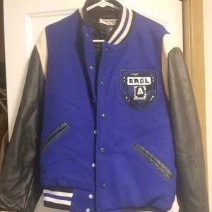 Bape blue jacket